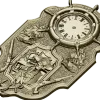 Pirate Nautical Wall Clock 3D Model in STL for CNC