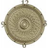 LatticeTime Ornamental Clock Face 3D Model STL for CNC Milling