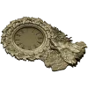 Decorative Wolf Clock 3D STL Model for CNC Milling