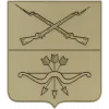 Heraldic Shield with Crossed Muskets and Bow - STL 3D Model for CNC