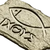 Ichthys Stone Plaque - STL 3D model for CNC