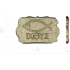 Ichthys Stone Plaque - STL 3D model for CNC
