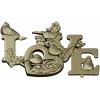 LOVE - 3D модель в формате STL с птицами и гнездом для ЧПУ