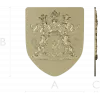 Heraldic Shield STL - Family Coat of Arms 3D Model for CNC