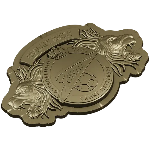 Zenit Lions Crest - STL 3D model for CNC milling