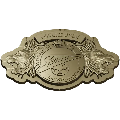 Zenit Lions Crest - STL 3D model for CNC milling