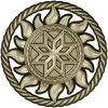 Alatyr Sun Medallion - STL 3D model for CNC carving