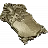 Knightly Heraldic Plaque STL for CNC