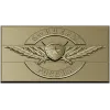 Officers of Russia Emblem STL Relief for CNC