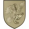 Heraldic Eagle and Marten Shield - high-relief STL 3D model for CNC