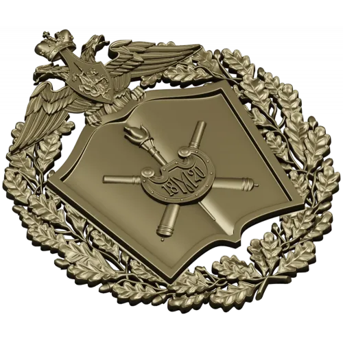 Герб Военной академии МТО - 3D рельеф для ЧПУ