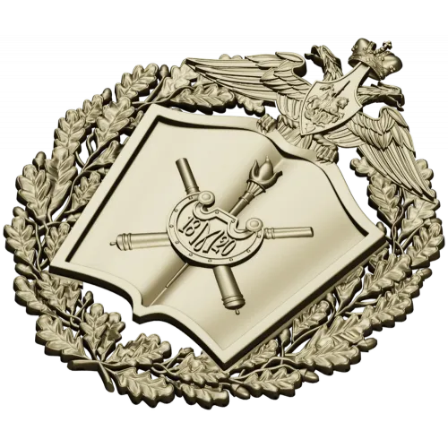 Герб Военной академии МТО - 3D рельеф для ЧПУ