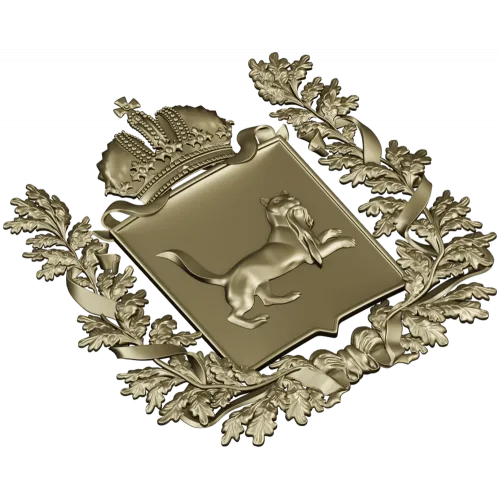 Герб Иркутской губернии - 3D STL модель для ЧПУ