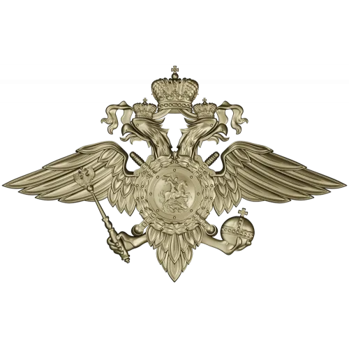 Герб МВД - 3D модель в формате STL для ЧПУ