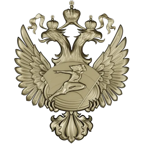 Герб Министерства спорта - 3D STL модель для ЧПУ