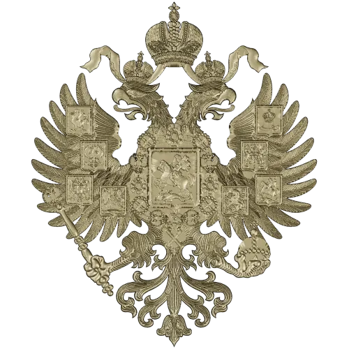 Imperial Russian Double-Headed Eagle STL 3D Model for CNC