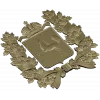Tomsk Oblast Coat of Arms STL 3D Model for CNC Milling