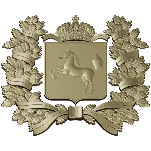 Tomsk Oblast Coat of Arms STL 3D Model for CNC Milling
