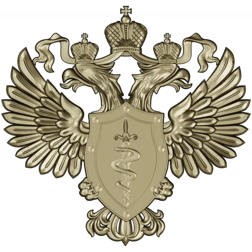 Герб ФСКН - 3D модель STL для ЧПУ