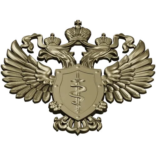 Герб ФСКН - 3D модель STL для ЧПУ