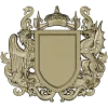 Heraldic Coat of Arms STL - Eagle & Dragon 3D Model for CNC