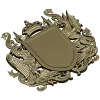 Heraldic Coat of Arms STL - Eagle & Dragon 3D Model for CNC
