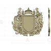 Heraldic Coat of Arms STL - Eagle & Dragon 3D Model for CNC