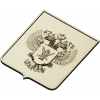 Heraldic Double-Headed Eagle Shield STL 3D Model