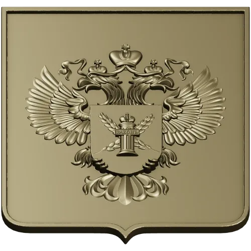 Heraldic Double-Headed Eagle Shield STL 3D Model