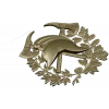 Firefighter Emblem 3D STL Model for CNC Milling