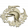Firefighter Emblem 3D STL Model for CNC Milling