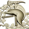 Firefighter Emblem 3D STL Model for CNC Milling