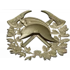 Firefighter Emblem 3D STL Model for CNC Milling