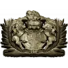 Heraldic Crest 3D STL for CNC - Ornate Coat of Arms