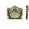 Heraldic Crest 3D STL for CNC - Ornate Coat of Arms