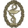 Hygieia medical emblem 3D STL for CNC