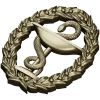Hygieia medical emblem 3D STL for CNC