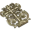 Golgotha Acanthus Cross - STL 3D Model for CNC