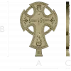 Крест "Спаси и Сохрани" - 3D STL модель для ЧПУ