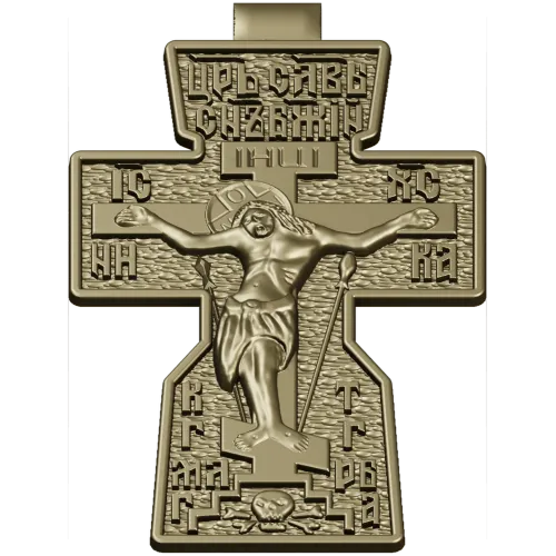 Православное распятие - 3D модель STL для ЧПУ