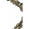 Baroque Acanthus Corner STL for CNC Milling