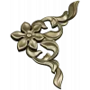 Floral Corner Ornament STL for CNC