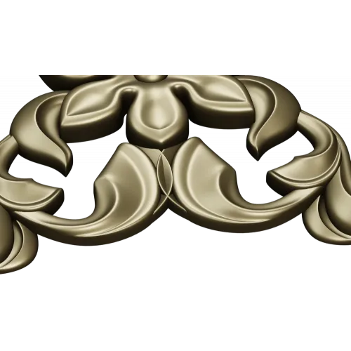 Floral Corner Ornament STL for CNC