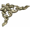 Floral Corner Ornament STL for CNC