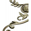 Spiral Floral Corner STL for CNC Milling