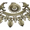 Ornate Rosette Corner STL for CNC