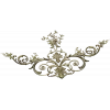 Rococo Floral Corner STL for CNC Carving
