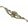 Rococo Floral Cartouche STL 3D Model for CNC