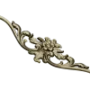 Rococo Floral Cartouche STL 3D Model for CNC