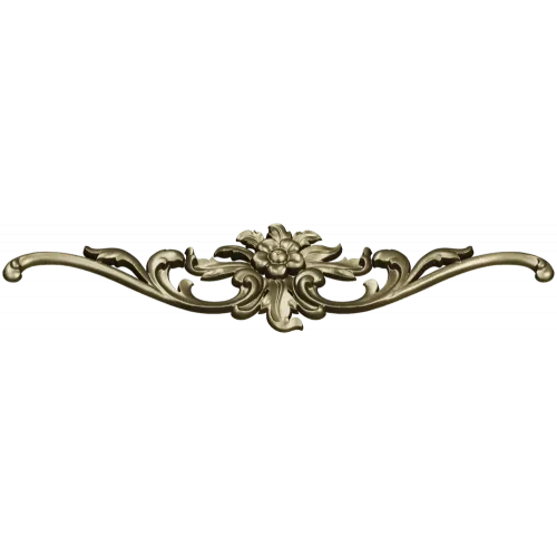 Rococo Floral Cartouche STL 3D Model for CNC